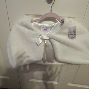 Place Ivory Kids Cape with Bow